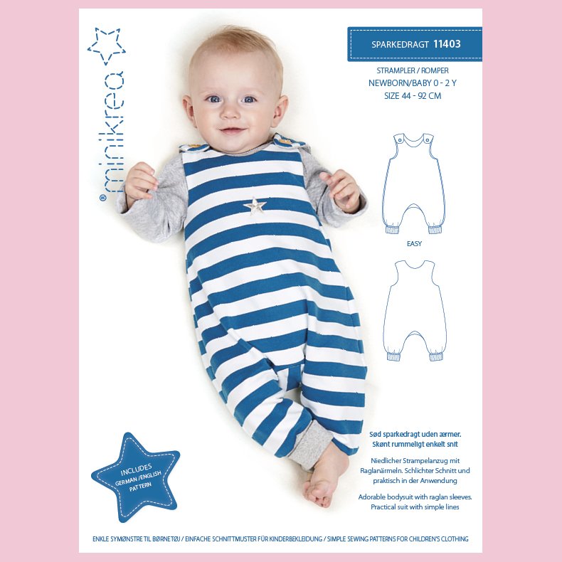 11403 minikrea ROMPER sparkedragt