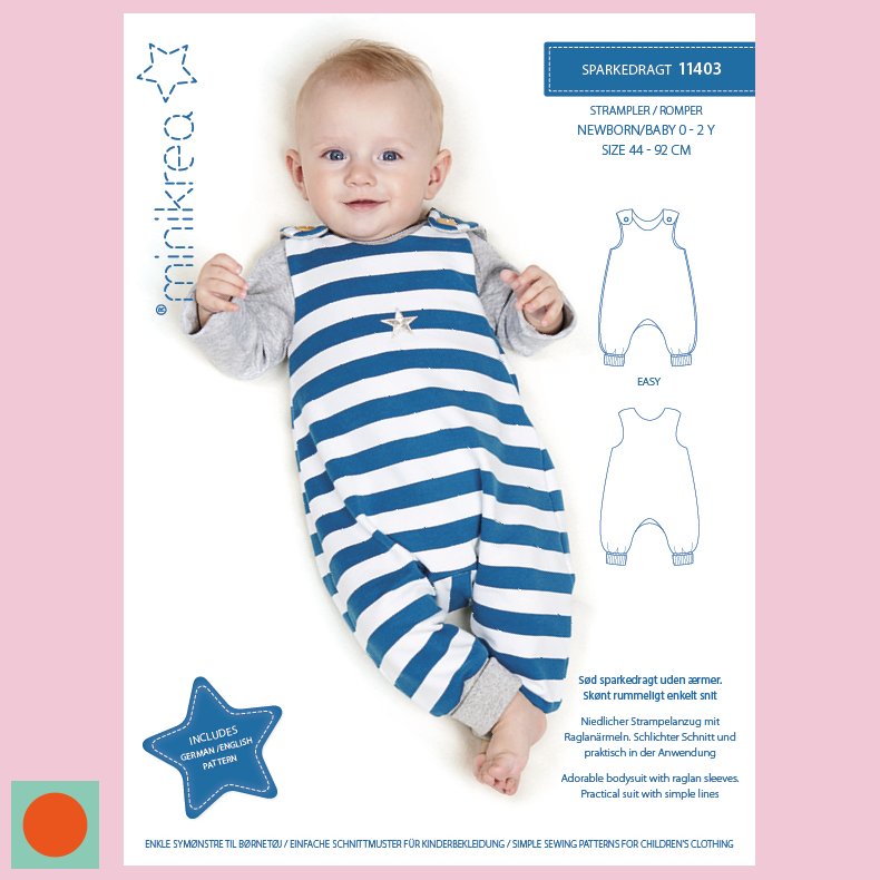 11403 minikrea ROMPER sparkedragt
