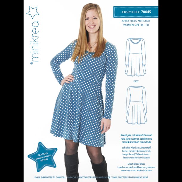 70045 minikrea JERSEY KJOLE