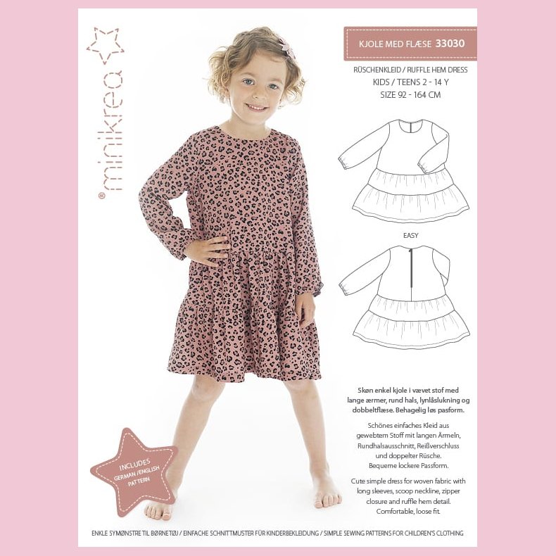 33030 minikrea KJOLE MED FL�SE