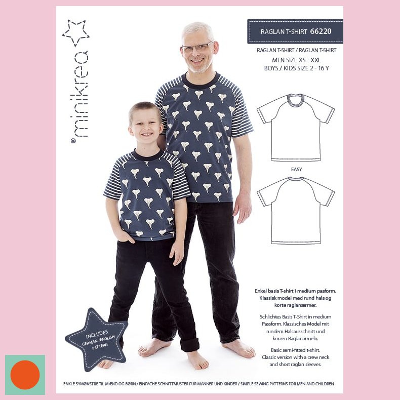 66220 minikrea T-SHIRT raglanrmer