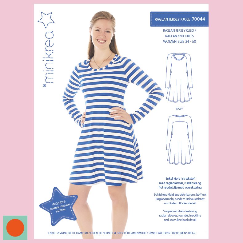 70044 minikrea RAGLAN JERSEY KJOLE