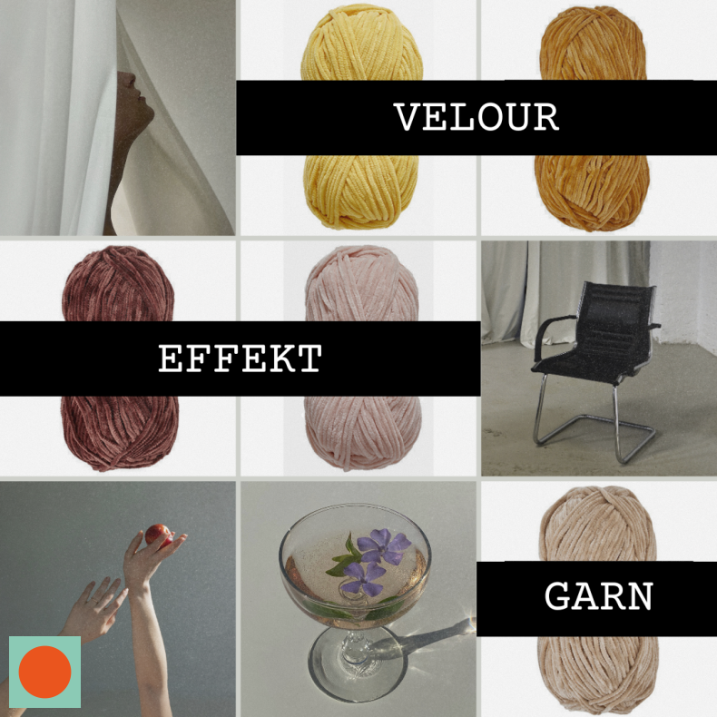Velour garn // Chenille  Nr. 4