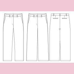 Hepburn Pants str. 30-54 - Wardrobe by me