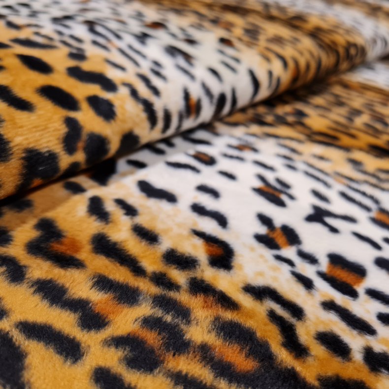 Pels imiteret 119,- Korth�ret Leopard