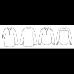 Perfect Tunic skjorte str. 30-54 - Wardrobe by me