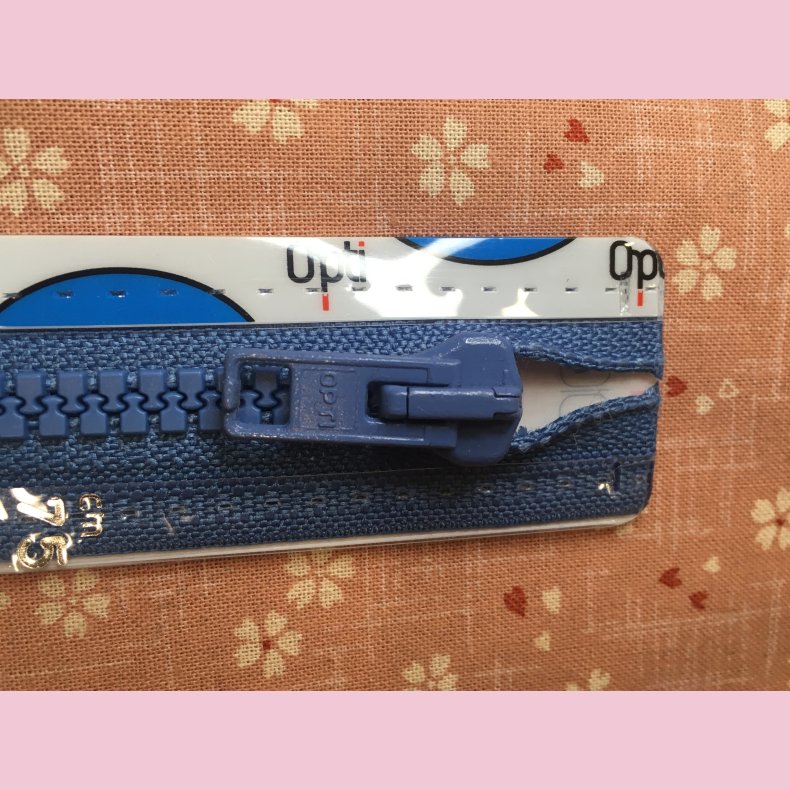 Lynl�s til jakke 30-80cm BL� DUEBL�