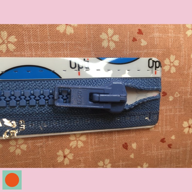 Lynls til jakke 30-80cm BL DUEBL