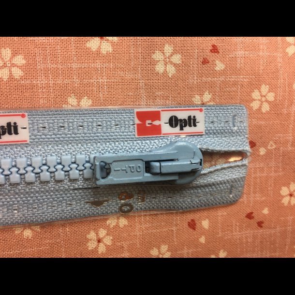 Lynls til jakke 30-80cm BL LYSEBL