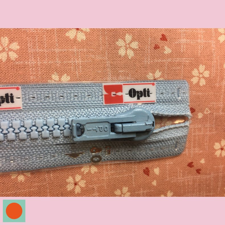Lynls til jakke 30-80cm BL LYSEBL