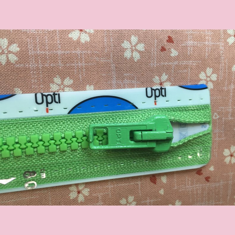 Lynl�s til jakke 30-80cm GR�N LIMEGR�N