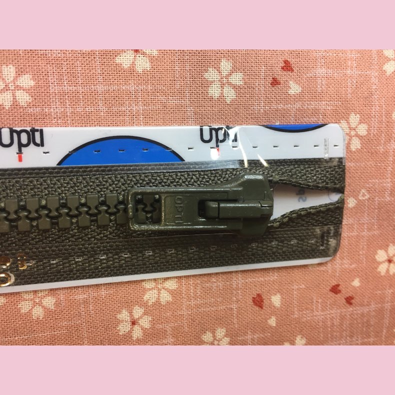 Lynl�s til jakke 30-80cm GR�N ARMY