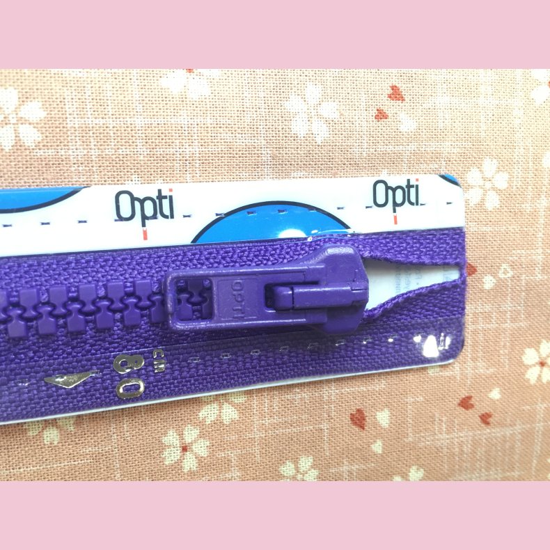 Lynl�s til jakke 30-80cm LILLA