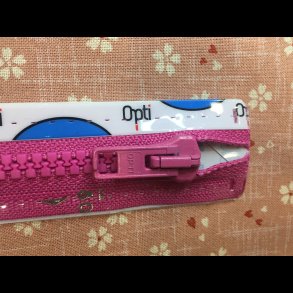 Lynls til jakke 30-80cm RD PINK