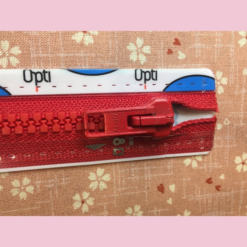 Lynl�s til jakke 30-80cm R�D