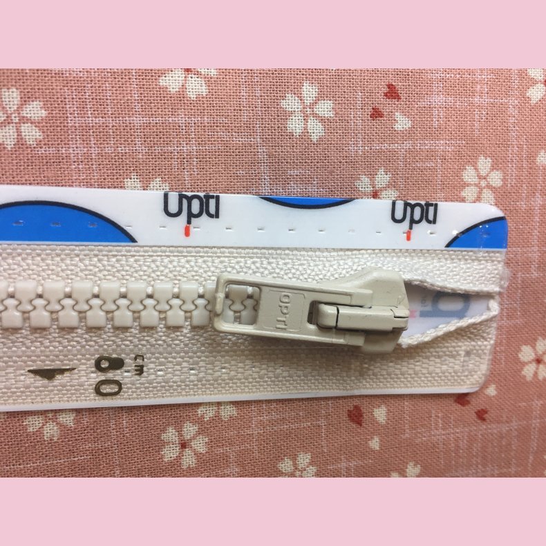 Lynl�s til jakke 30-80cm BEIGE