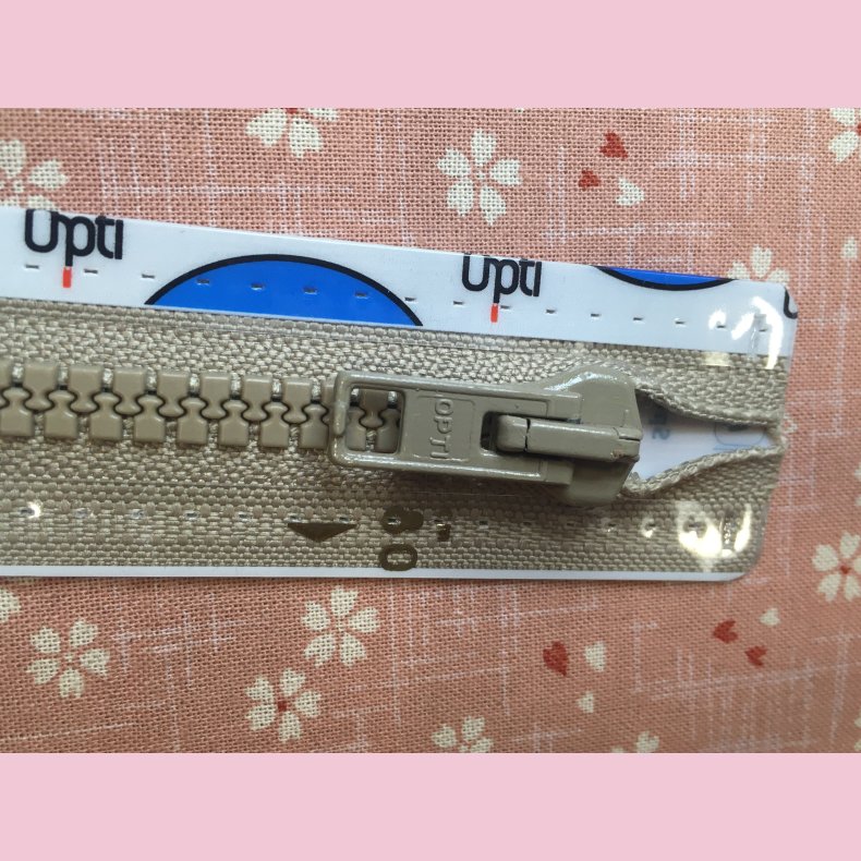 Lynl�s til jakke 30-80cm BRUN LYSEBRUN