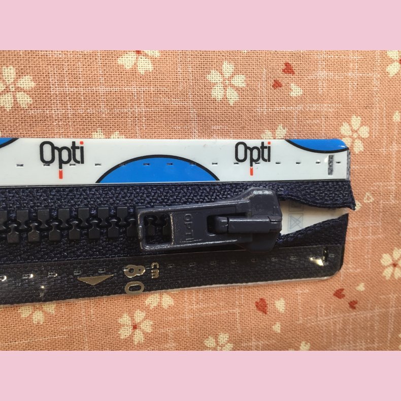 Lynl�s til jakke 30-80cm BL� MARINE