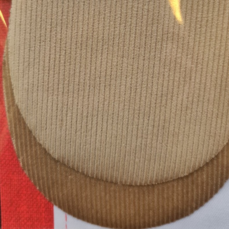 Reperations lap oval u. syning 2. stk. pr. p - Fljl - Sort, Rd, beige