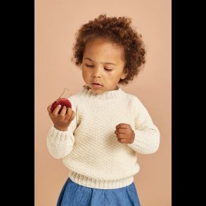 Sarah Raglanbluse perlestrik 