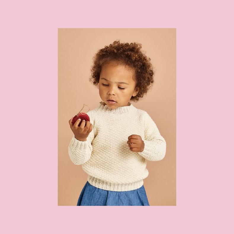 Sarah Raglanbluse perlestrik 