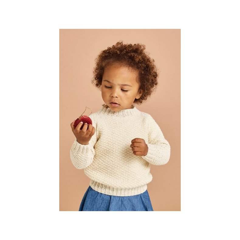 Sarah Raglanbluse perlestrik 