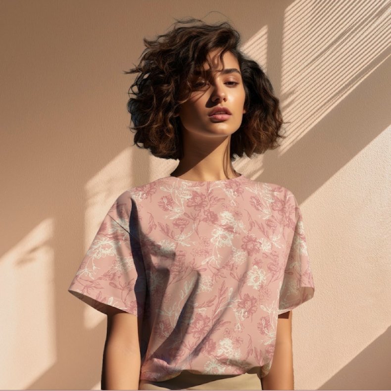 Viskose V�vet // Old Rose Romio