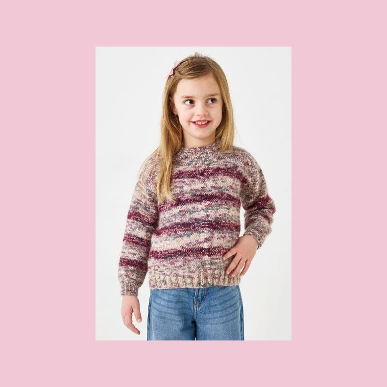 Selma Stribet sweater m. Angel 