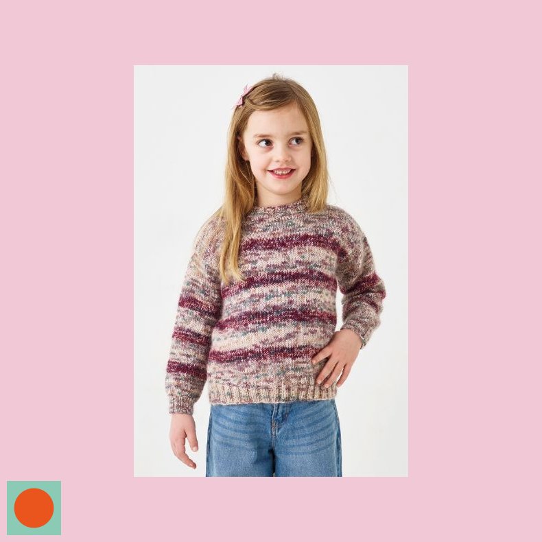 Selma Stribet sweater m. Angel 