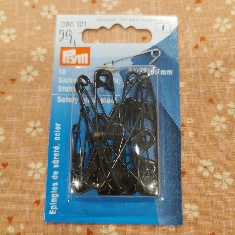 Sikkerhedsn�le 25,- SORTE 27-50mm