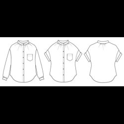 Sille Blouse top shirt str. 30-54 - Wardrobe by me