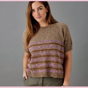 Strikkeopskrift PDF // Scarlet T-shirt nr. 898093 DK SE NO