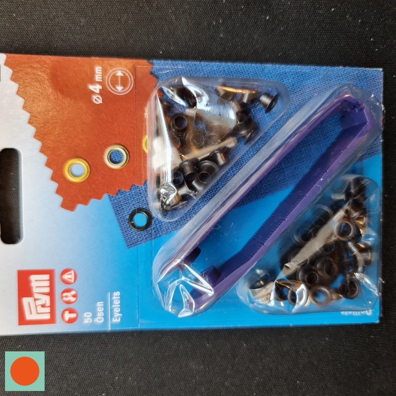 SNRERINGE-KIT 50 STK =4MM - SORT