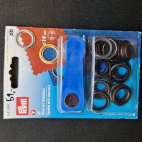 SN�RERINGE-KIT 10 STK �=14MM - SORT