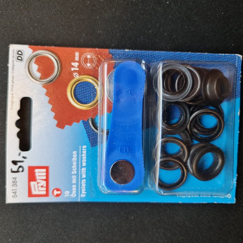 SN�RERINGE-KIT 10 STK �=14MM - SORT