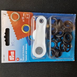 SN�RERINGE-KIT 15 STK �=11MM - SORT