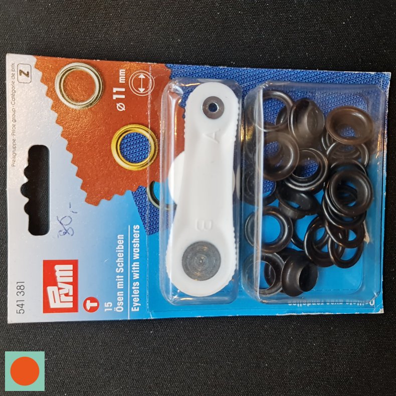 SNRERINGE-KIT 15 STK =11MM - SORT