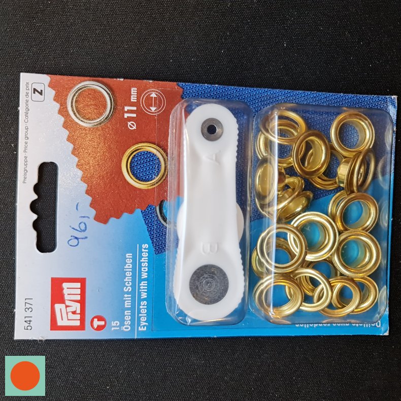 SNRERINGE-KIT 15 STK =11MM - GULD