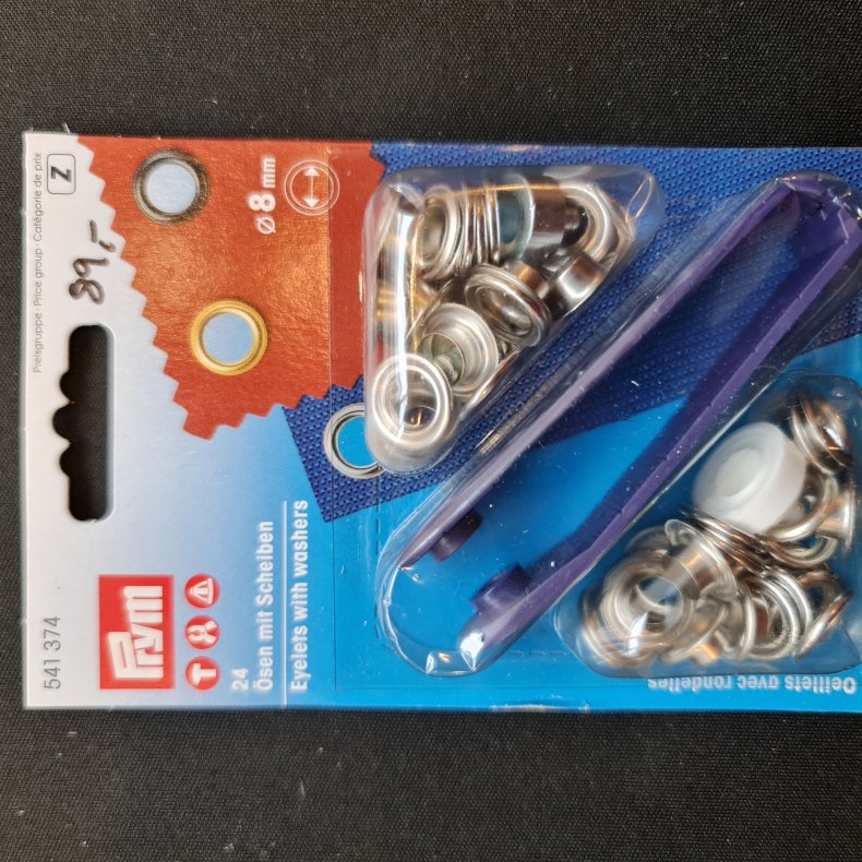 SN�RERINGE-KIT 24 STK �=8MM - S�LV