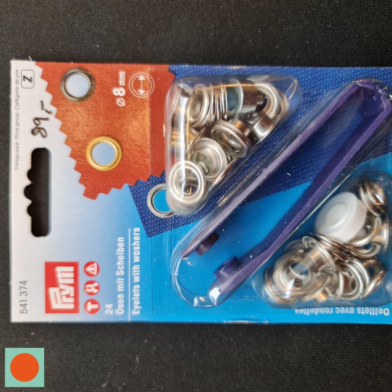 SNRERINGE-KIT 24 STK =8MM - SLV