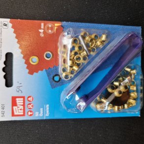 SN�RERINGE-KIT 50 STK �=4MM - GULD