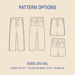 Wardrobe by me // Summer Pants XXL -XXXXL