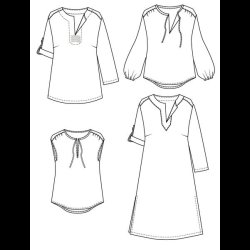 Piper BoHO Tunic tunika str. 30-54 - Wardrobe by me