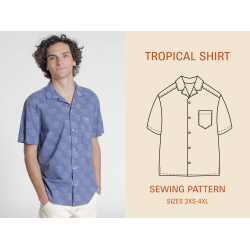 Wardrobe by me // Tropical shirt XXL - XXXXL
