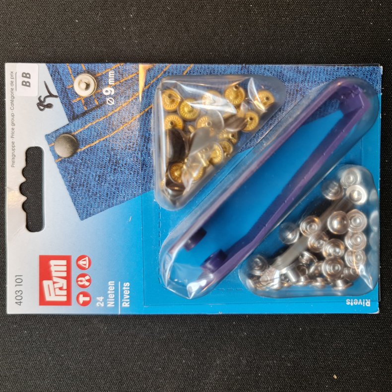 NITTE-KIT 24STK �=9MM - S�LV GULD