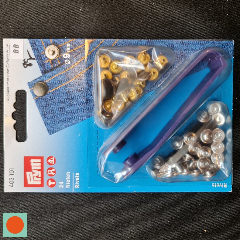 NITTE-KIT 24STK =9MM - SLV GULD