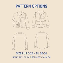 Wardrobe by me // Canvas Jacket 30 - 54