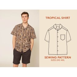 Wardrobe by me // Tropical shirt XXL - XXXXL