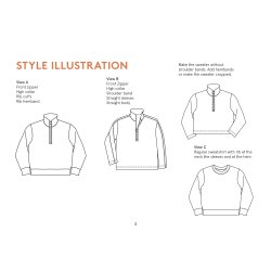 Wardrobe by me //  Zip up sweater 30 - 54