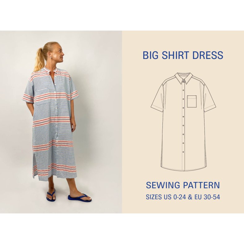 Wardrobe by me // Big Shirt Dress